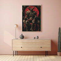 The Dark Warlord Art Print Poster for Home Decor and Wall Art PosterGoat