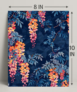 Vibrant Floral Illustrative Artwork for Artistic Poster