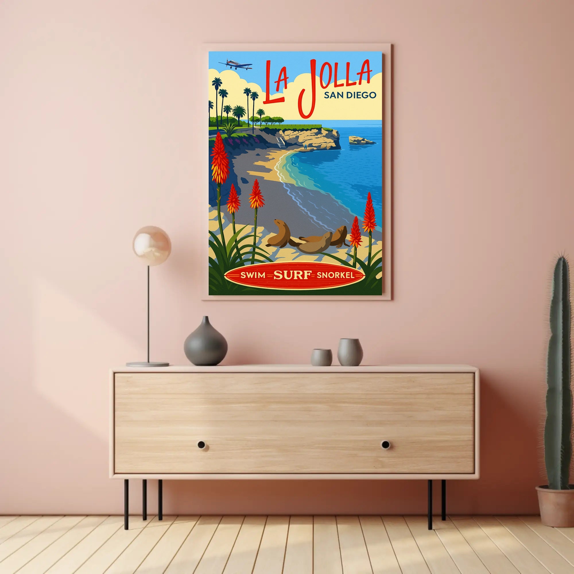 La Jolla San Diego Poster PosterGoat