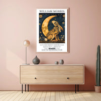 Vintage William Morris Hare Moon Artistic Poster
