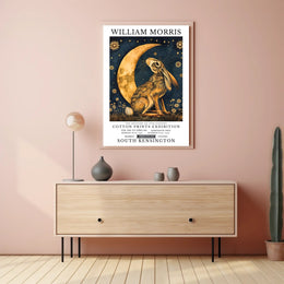 Vintage William Morris Hare Moon Artistic Poster