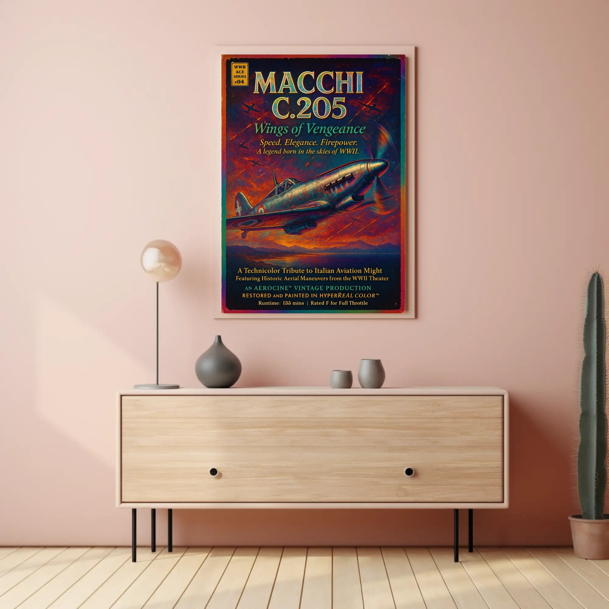 Wings of Vengeance WWII Aviation Poster