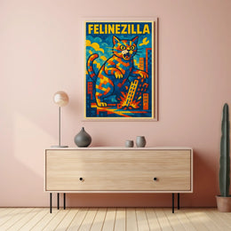 Felinezilla Poster