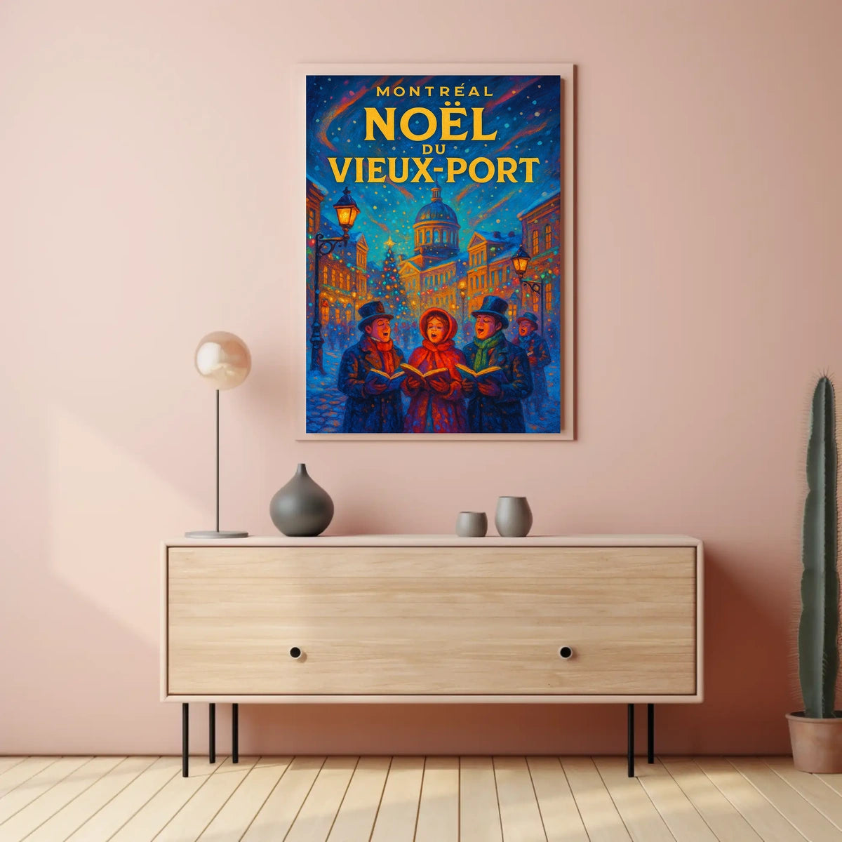 Noël Du Vieux-Port De Montréal Poster