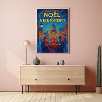 Noël Du Vieux-Port De Montréal Poster