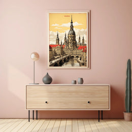 Dresden Architectural Elegance Poster