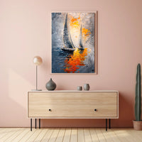 Sailing into the Sunset Poster