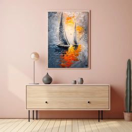 Sailing into the Sunset Poster