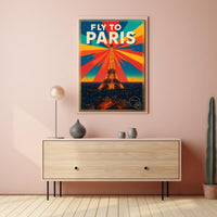 Fly To Paris Poster
