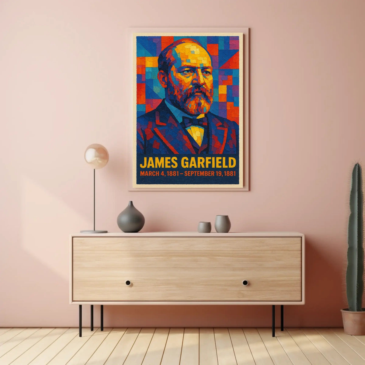 James Garfield 20th President Poster