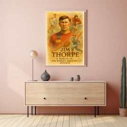 Jim Thorpe Celebrating a Sports Legend Poster