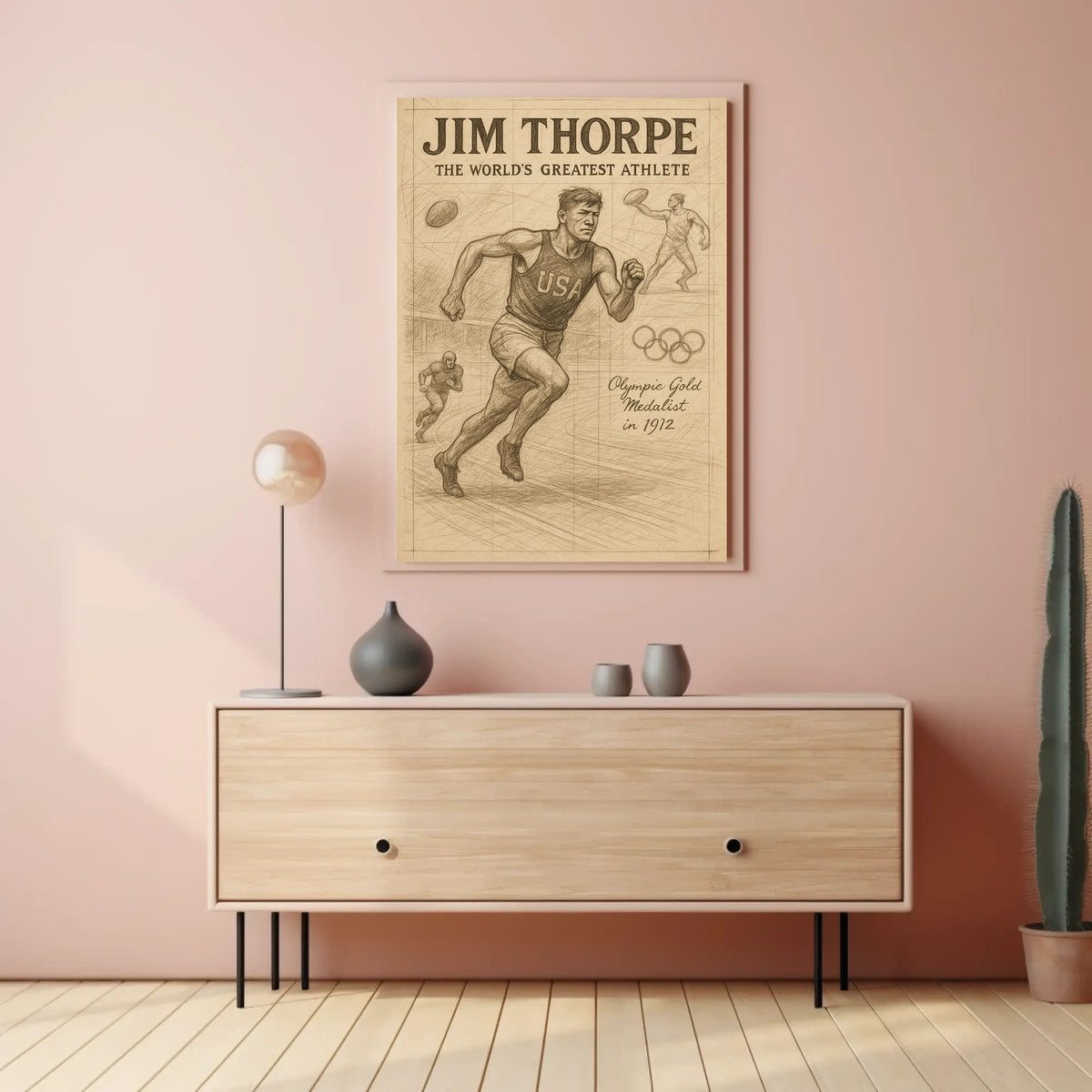 Jim Thorpe Celebrating the Worlds Greatest Athlete Poster