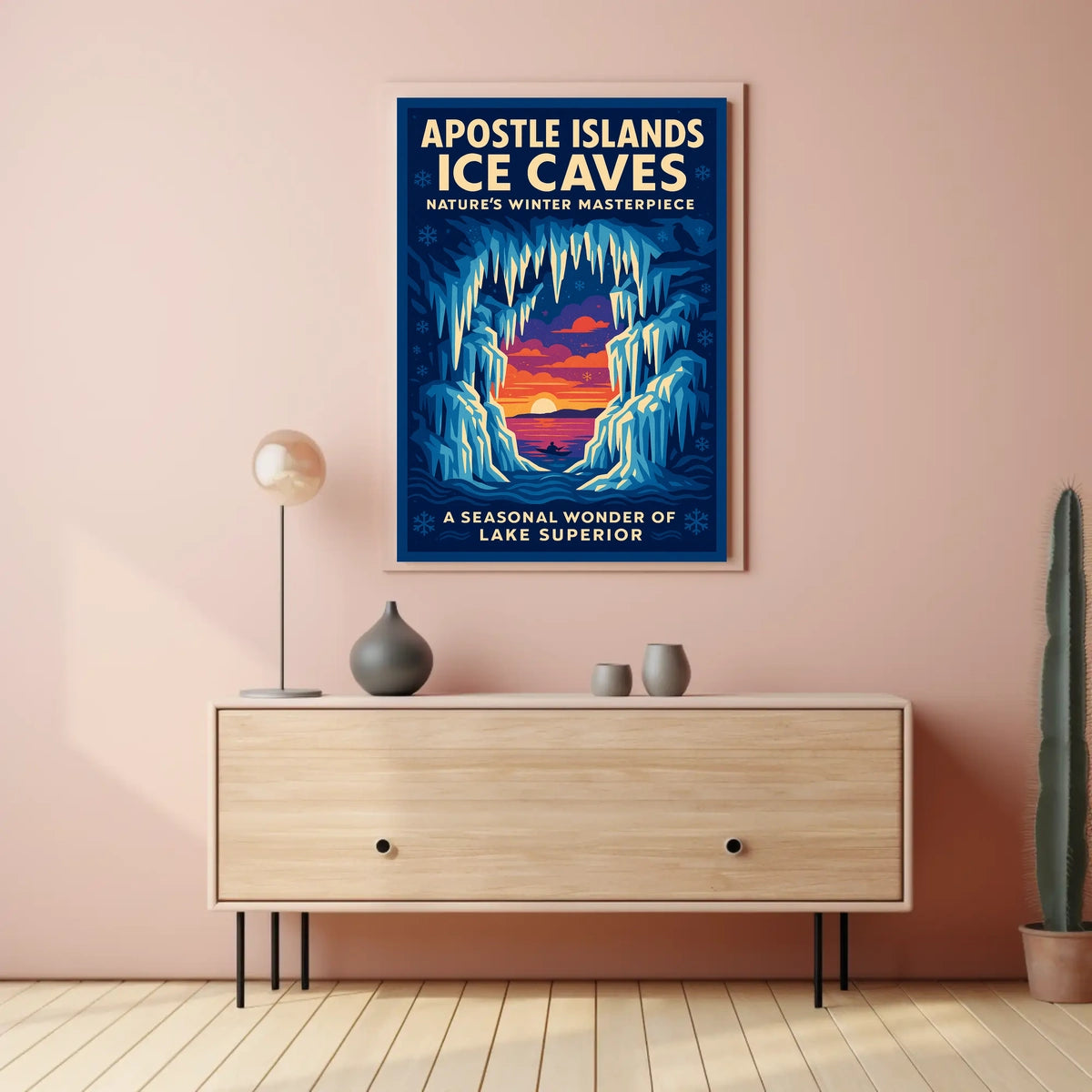 Apostle Islands Ice Caves Poster
