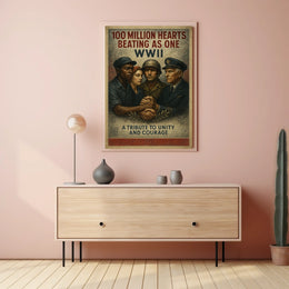 Beating as One WWII Tribute Poster