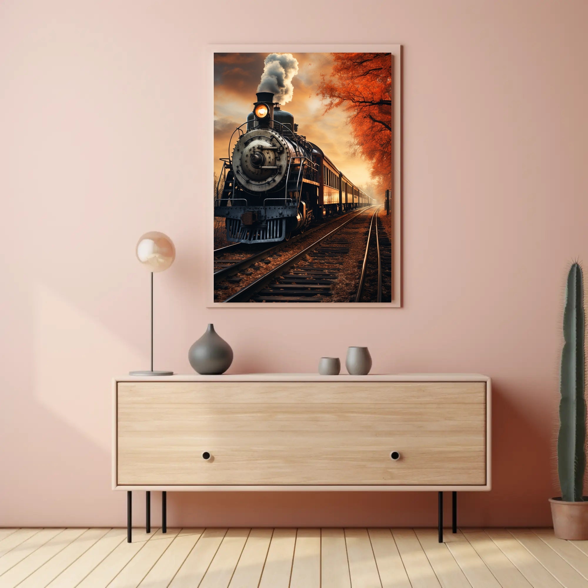 Autumn Steam Journey Poster