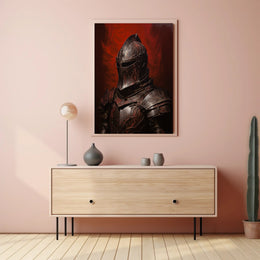 Medieval Knight Valor Art Print Historical or Presidential Poster