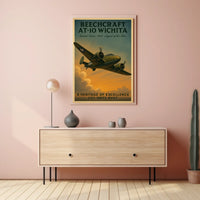 Beechcraft At-10 Wichita Legend Of The Poster