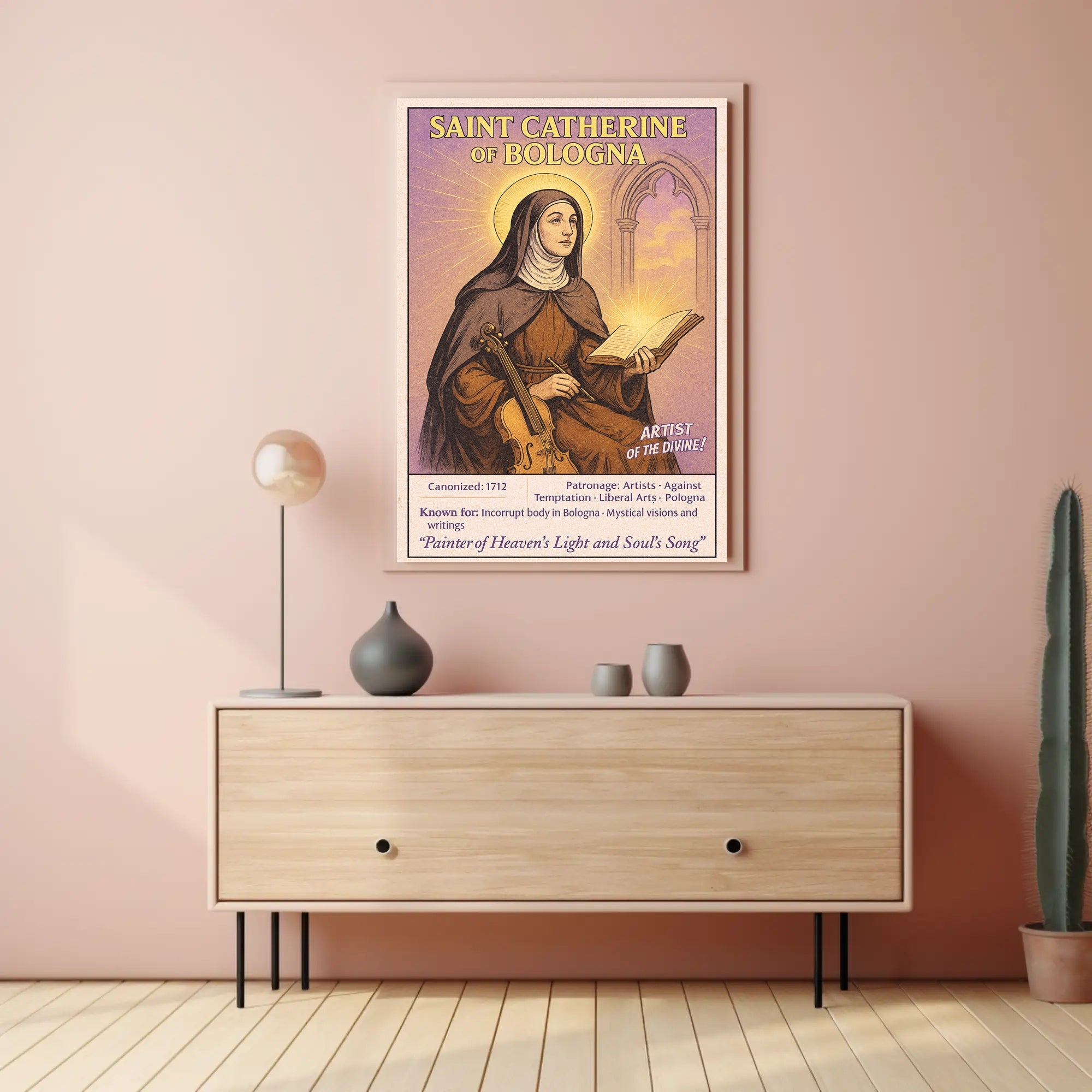 Saint Catherine of Bologna Poster PosterGoat