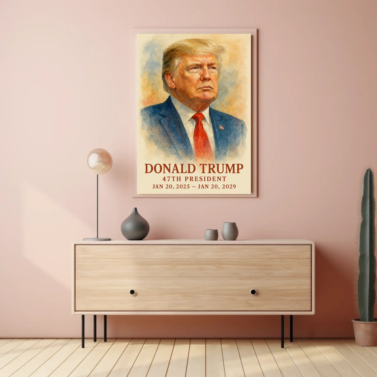 Visionary in Command Donald Trump Poster