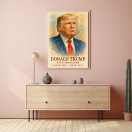Visionary in Command Donald Trump Poster