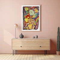 Vibrant Abstract Expression Poster
