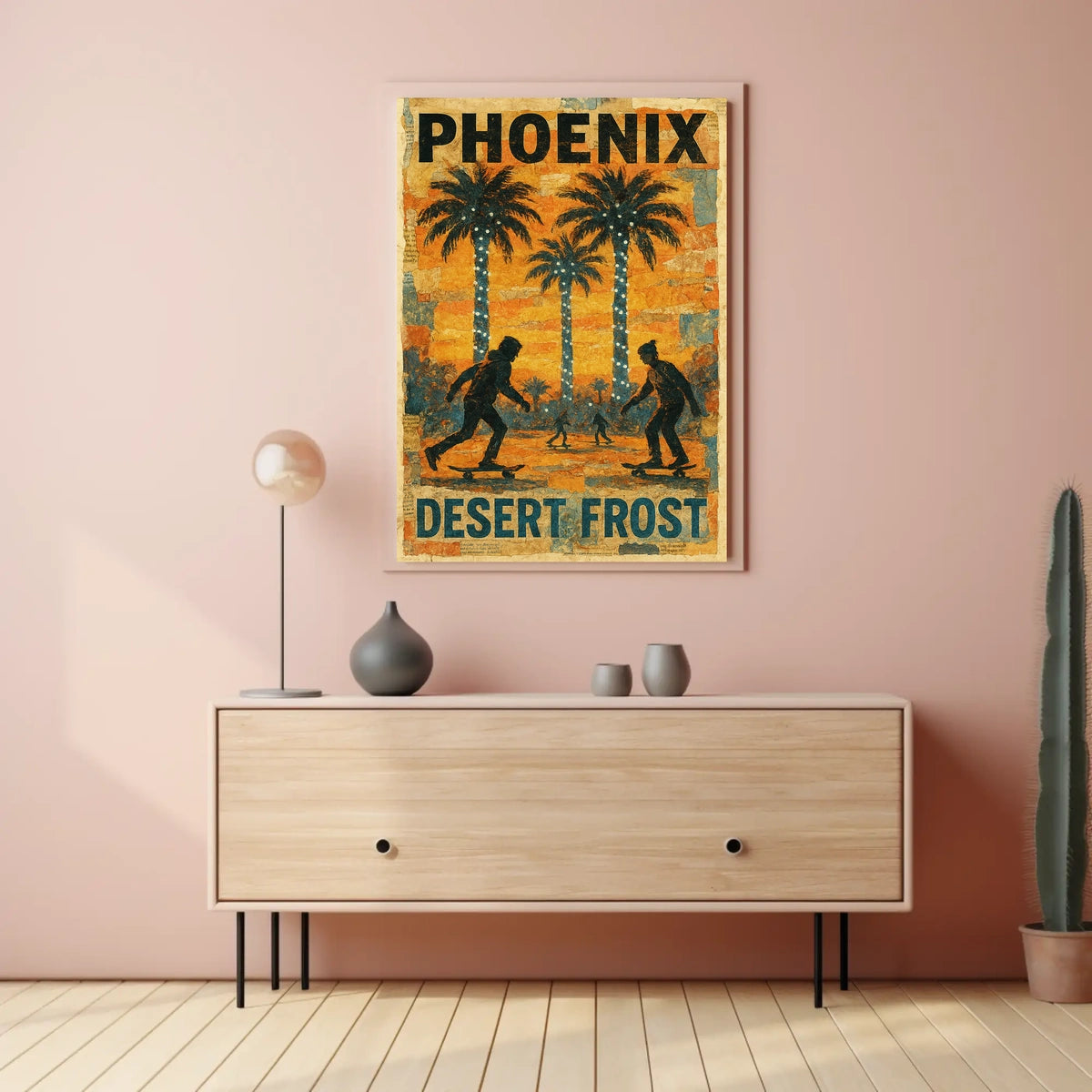Phoenix Desert Frost Poster
