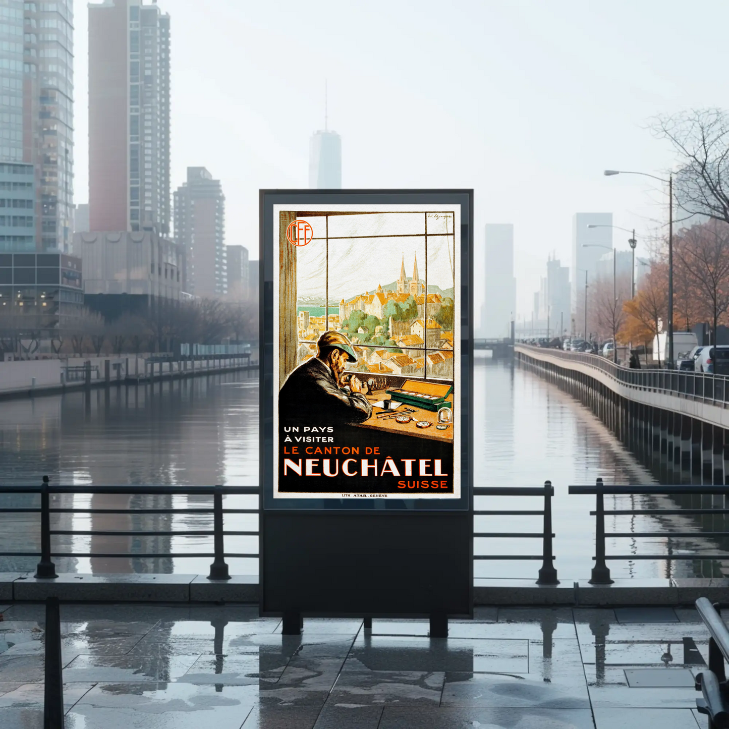 Neuchâtel - A Country to Visit Poster