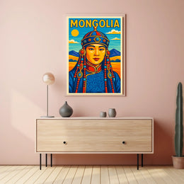 Mongolia Cultural Heritage Poster