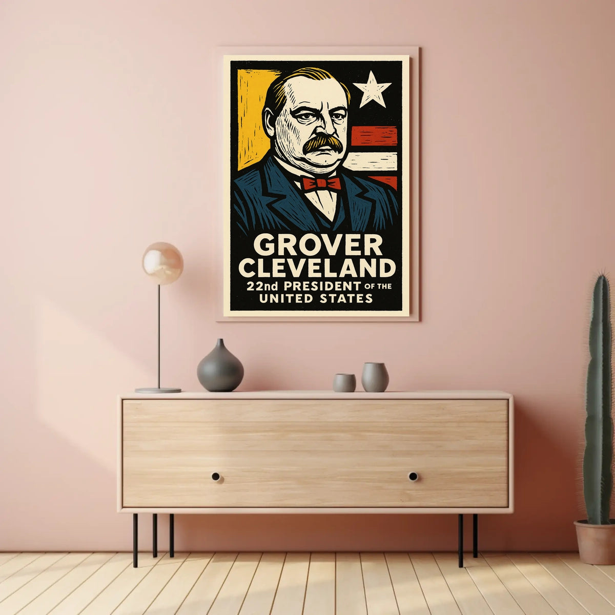 Grover Cleveland 22nd President Poster