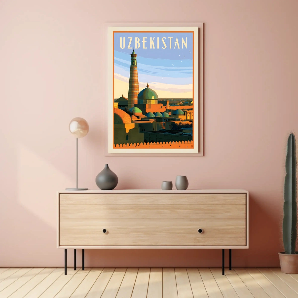 Uzbekistan Travel Poster