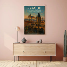 Prague The Heart of Europe Poster