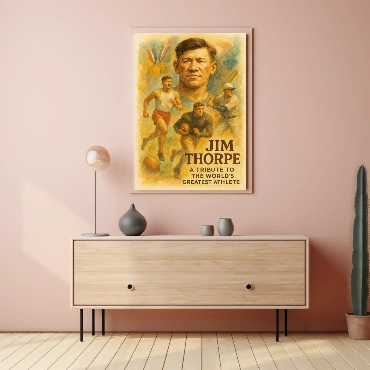 Celebrate the Legendary Jim Thorpe Poster