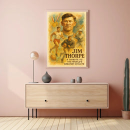 Celebrate the Legendary Jim Thorpe Poster
