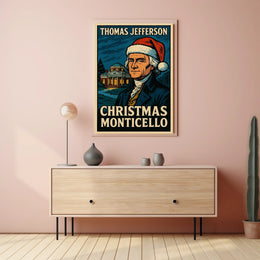 Thomas Jefferson Christmas At Poster