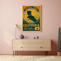 California The Golden State Poster