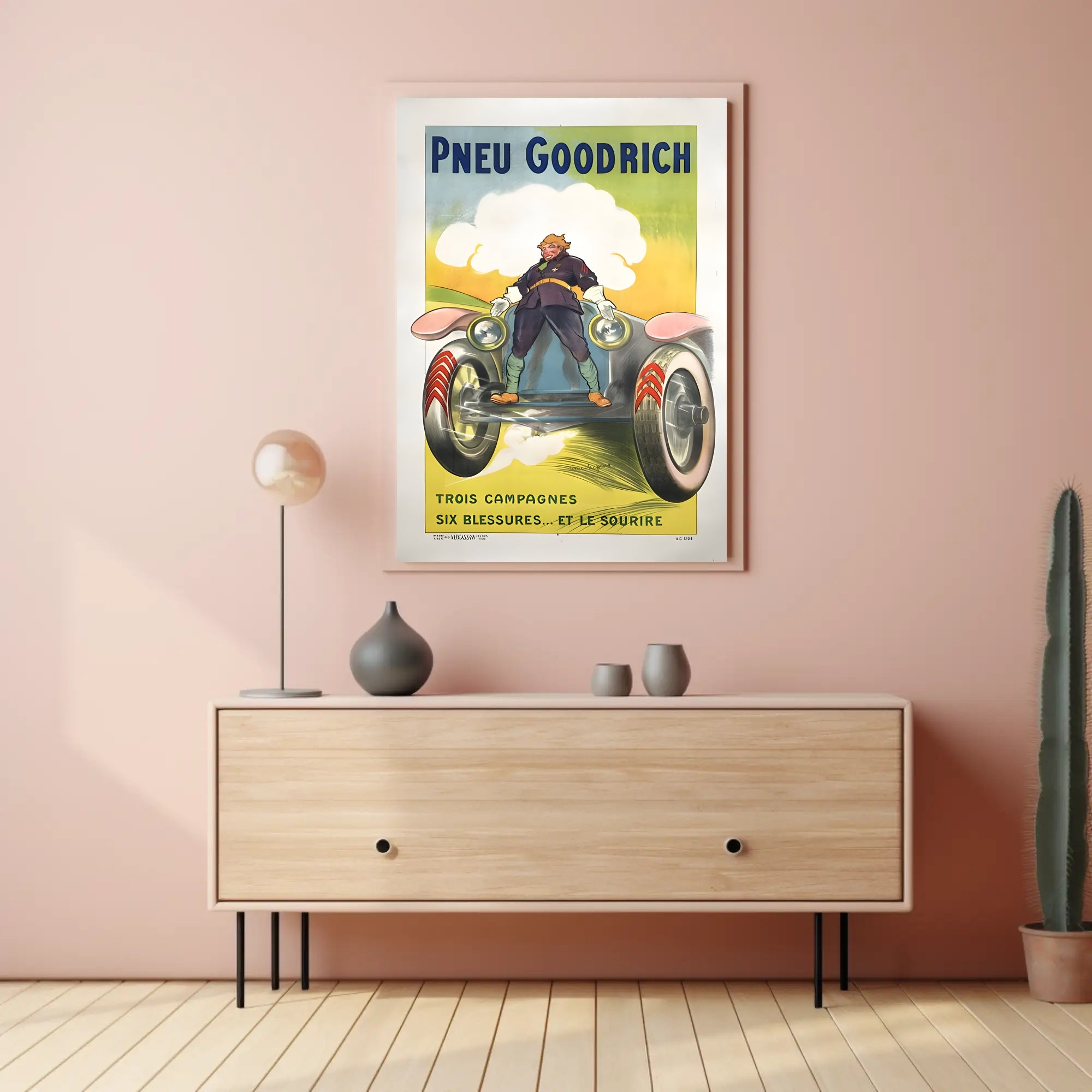Pneu Goodrich Advertisement Poster