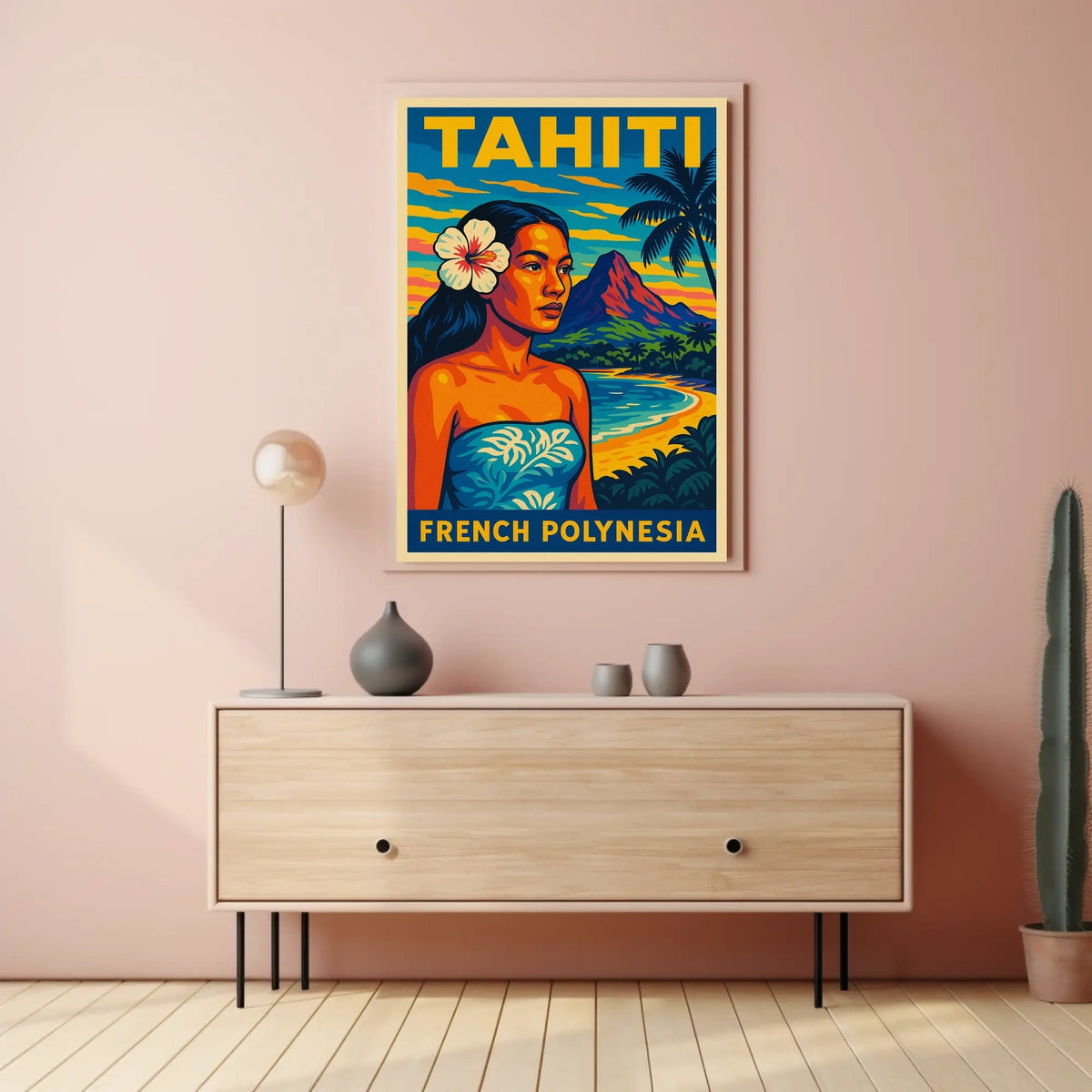 Tahiti French Polynesia Poster