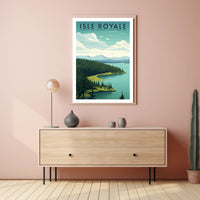 Isle Royale National Park Scenic Poster Wall Art