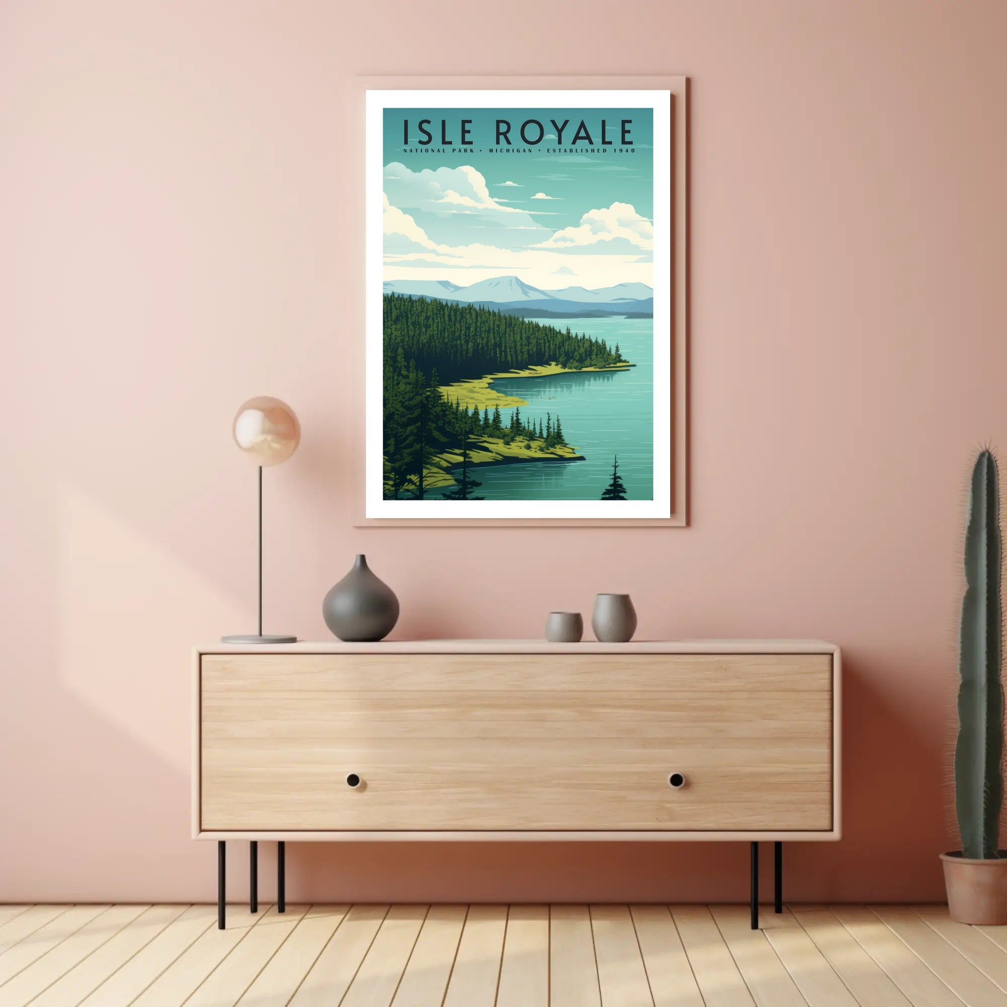 Isle Royale National Park Scenic Poster Wall Art