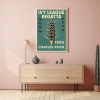 Ivy League Regatta Charles River Poster