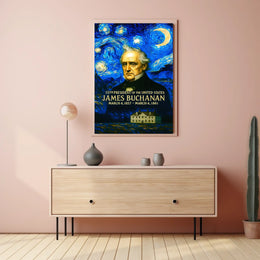 James Buchanan 15th President of the United States Presidential Masterpiece Series Poster