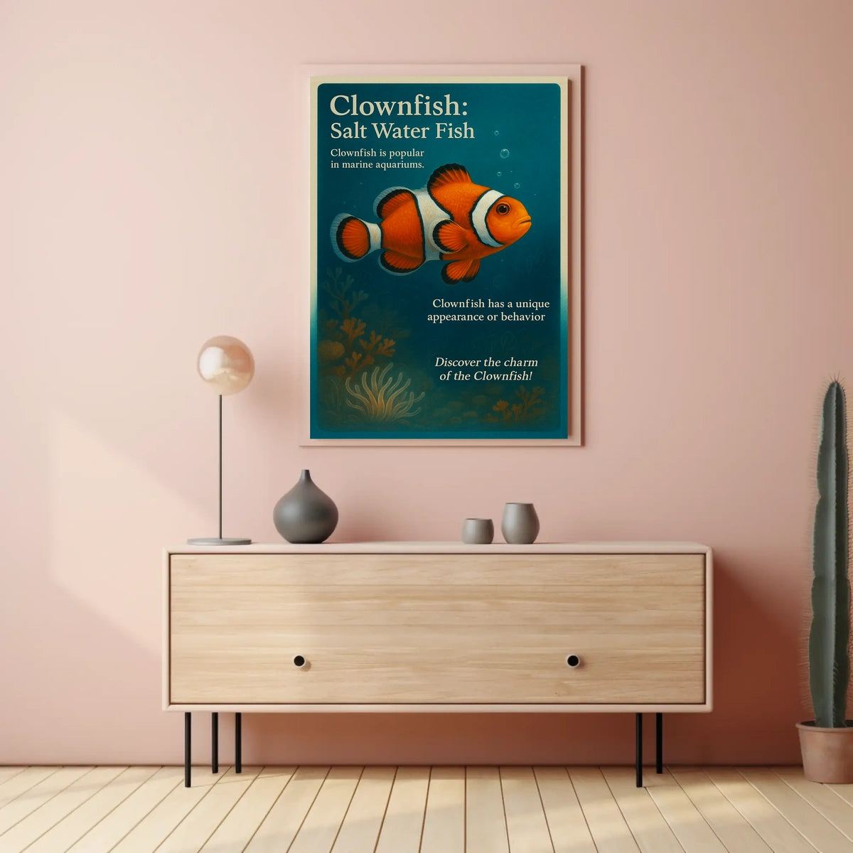 Discover The Charm Of The Clownfish Poster