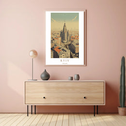 Kyiv Cityscape Poster PosterGoat