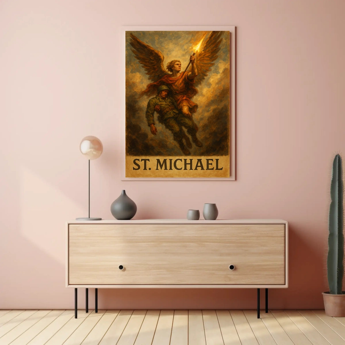 St. Michael Protector And Warrior Poster