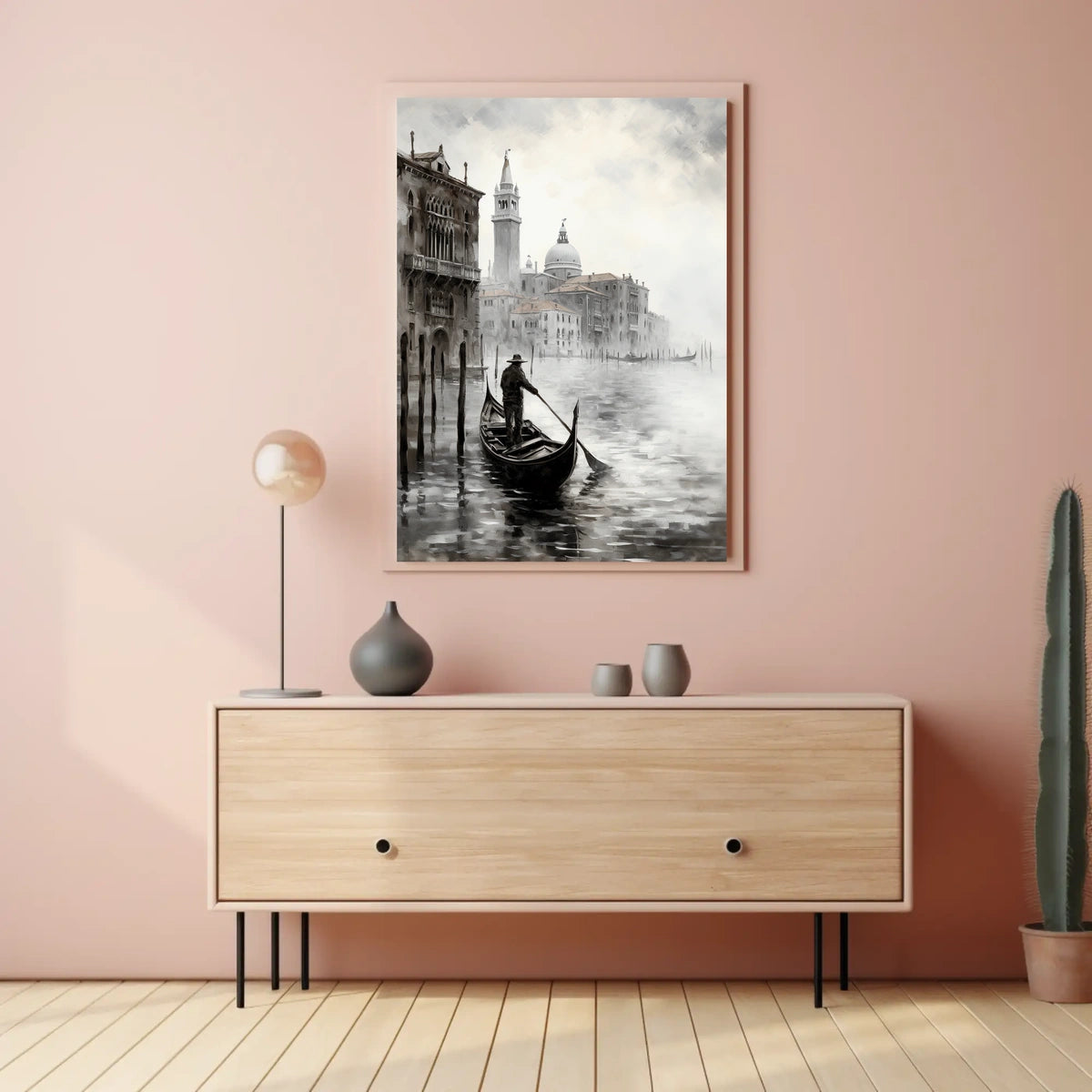 Venetian Gondola Voyage in Venice Travel Poster
