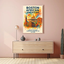 Boston's African American Heritage Vintage Poster