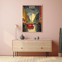 Berlin in the Rain Poster