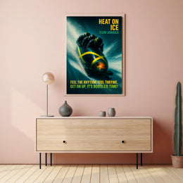 Heat On Ice Team Jamaica Poster