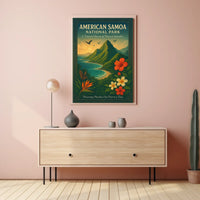 American Samoa Beauty National Park Poster