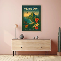 American Samoa Beauty National Park Poster
